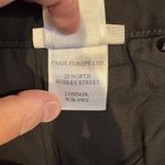 Paige Claudine Jeans Pants Sparkle Coated Womens 31 Black Flare Leg Glitter Photo 7