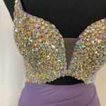 LA FEMME Lavender & Stone Formal Gown Size 2 Photo 5