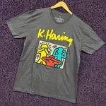 Ripple Junction Keith Haring See Hear Speak No Evil Oversized Art T-Shirt L Photo 2
