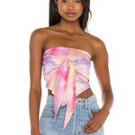 superdown Strapless Bandanna Tie Dye Tube Top Photo 1