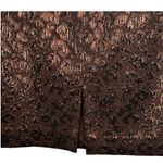 Kay Unger  New York‎ Metallic Brown Skirt Set Photo 10