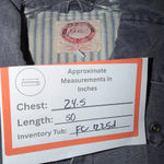 Australian Outback Collection Vintage Gray Denim Duster Trench Coat unisex Size M Photo 5