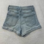 Altar'd State Atlar’d state Blue Jean Shorts with Vintage Distressed Look Photo 2