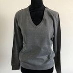 Desigual Womens Sweater S Gray Kensington V-neck Long Sleeve Knit NWT Photo 0