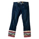 Anthropologie Pilcro Stet Patchwork Cuff Cropped Jeans Photo 1