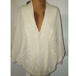 prAna NWT New Womens Beige Lima Sweater L Soft Cardigan Open Casual Organic Cott Photo 4