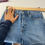 Boyish Billy Greed Womens 25 Blue Denim Cotton High Rise Medium Wash Button Fly Photo 11