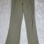 The North Face Pants Womens 8 Gray Hiking Outdoors Nylon Lightweight Cargo Photo 0