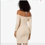 Lost + Wander  Sandy Rock Knit Halter Mini Dress Cream Womens Size Large Photo 4