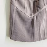 ZARA Strapless Knit Corset Bustier Top Brown size M Photo 6