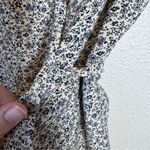 Brandy Melville John Galt  Tan Ditsy Floral Mini Wrap Dress Womens S Fall Classic Photo 2