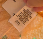 Abound  Orange Asterisk Floral Linen Mini Skirt‎ medium NEW Photo 2