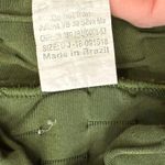 Booty By Brabants Olive Green Croco Cropped Zip Up Active Track Jacket sz S / M Photo 4