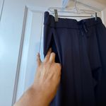 & Other Stories Santiny Womens Navy Blue Jogger Pants Elastic Waist Drawstring Cuffed Ankle 2X # Photo 8