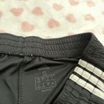 Adidas black and white shorts with stripes size small Photo 3