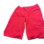 Inc international  Concepts Shorts Womens 10 Red Mid Rise Bermuda WPL8046 EUC Photo 0