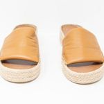 Vince Women's Jesse Genuine Leather Slip On Open Toe Espadrille Sandals Shoes 9 Photo 1