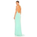 Katie May  Great Kate Ruched Gown in Supercharged Mint Size Large Photo 14