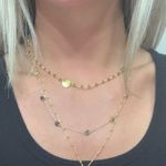 South Boutique Double Layered Gold Necklaces Photo 0