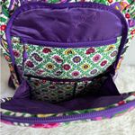 Vera Bradley  Quilted Essential Large Laptop Backpack Bright Paisley Photo 6