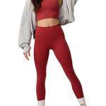 Aerie  Real Me XTRA High Waist Legging Summer Burgundy Athleisure Casual Medium Photo 0