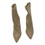 Steve Madden  Disco Sock Bootie Beige Knit Stiletto Heel Ankle Boots Size 9 Photo 4