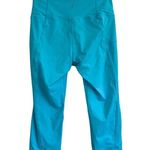Zyia  Athletic Stretch Turquoise Legging in Turquoise Blue Size 4 Photo 1