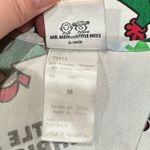 Vintage Little Miss Mr. Christmas Scrub Top Women’s Medium White Photo 3