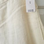 Anthropologie Linen Blend City Beach Trouser Pants, Size 6 Photo 12