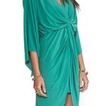 MISA Los Angeles NWT Long Sleeve Knot Dress in Eucalyptus Photo 1