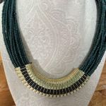Multi Strand Seed Bead and Metal Necklace Photo 2