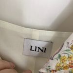 LINI Naomi Ruffled Vneck Mini Dress Womens Large Floral White Photo 12