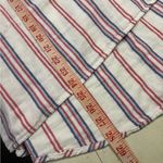 Seven7 Seven 100% Cotton Size Small Sleeveless Top White Red Blue Stripes New Tie Back Photo 3