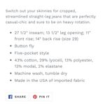 MOTHER Denim Mother The Tomcat High Waist Ankle Fray in Watch Me Photo 3