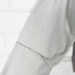 Gymshark ‎ Long Sleeve Crop Top Cut Out Neckline Gray Activewear Womens Small Photo 11