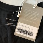 Everlane Womens The Organic Cotton V-Neck T Shirt Top Black XS Photo 5