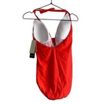 Profile by Gottex Tango Deep‎ V Halter One Piece Swimsuit 16 Orange Photo 3