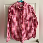 Vineyard Vines Women’s Size 2  With Cashmere Button Down Shirt Red Gingham Photo 0