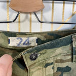 Free People ‎ Remy Camouflage Pants in Moss Green Photo 6