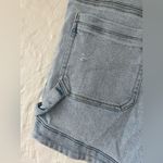 Democracy  Ab-Solution Womens Cargo Light Denim Stretch Blue Boyfriend Shorts; 10 Photo 3