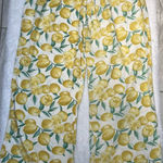 Angel Kiss  Lemon and Leaf Print Pants Photo 0