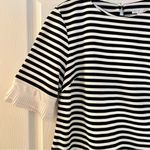 NY&C New York & Company Black & White MOD Stretch Shift Dress Size Small Photo 2