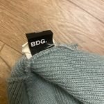 BDG Blue Grey Knit Ribbed Beanie Photo 1