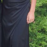 Birdy Grey Black Satin  Dress Formal Photo 2