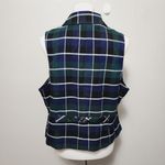 Chadwick's  blue green plaid waistcoat vest size 18 Photo 3
