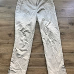 Tahari  Khaki cropped‎ dress skinny pants Sz 4 Photo 0