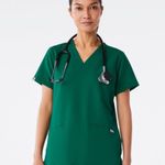 FIGS  Hunter Green Casma Top Photo 0