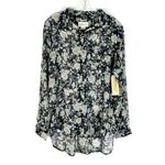 Denim & Supply Ralph Lauren Ralph Lauren Denim & Supply RL Boyfriend Floral Chiffon Button Down Blouse Sheer Photo 0