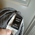 SheIn Curve Grey Waffle Knit Halter Neck Romper size 0XL Photo 1