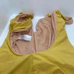 Vicious Young Babes Ruched Front One Piece Swimsuit Daylight Honey Yellow LARGE Photo 6